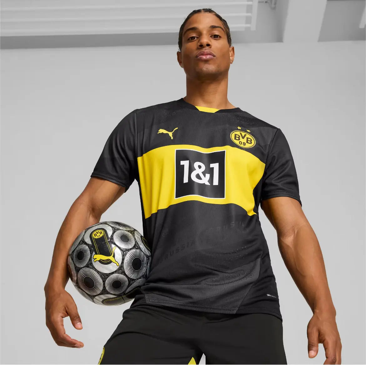 Maglia Calcio Puma BVB Borussia Dortmund Away Black 2024/2025 Fairplay Store Cosenza