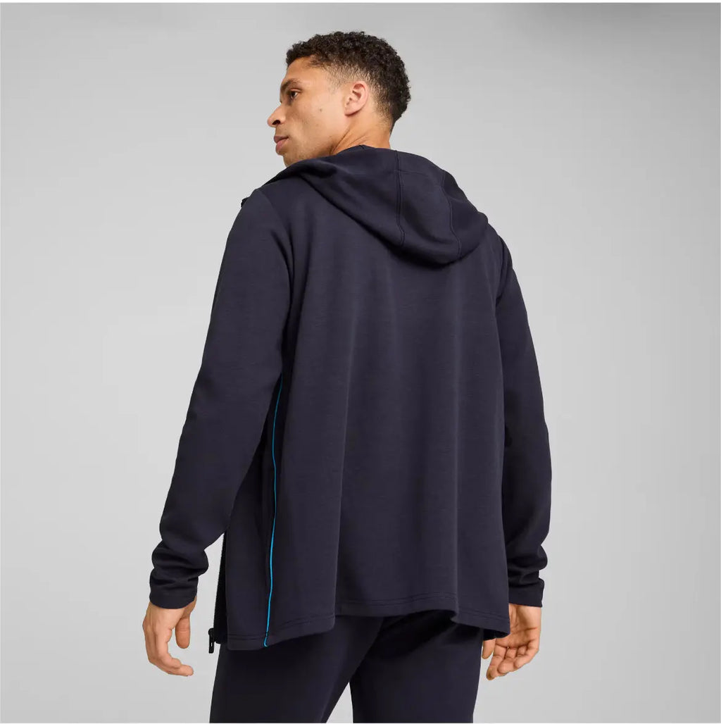 Puma Giacca Tuta Casual Hoodie MCFC Manchester City 2024/2025 Blu Navy Fairplay Store Cosenza