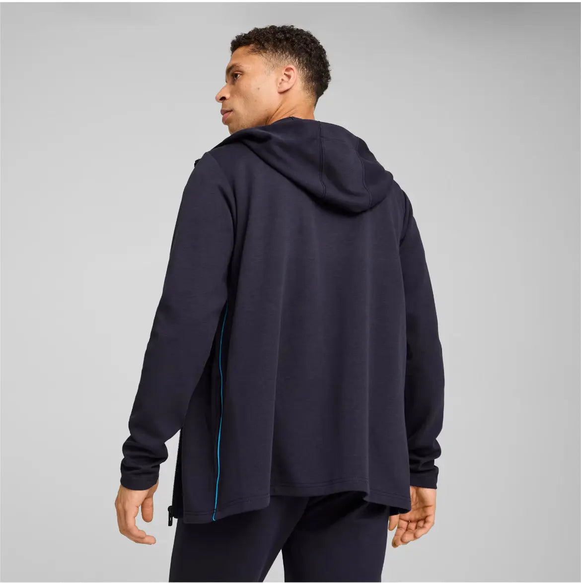 Puma Giacca Tuta Casual Hoodie MCFC Manchester City 2024/2025 Blu Navy Fairplay Store Cosenza