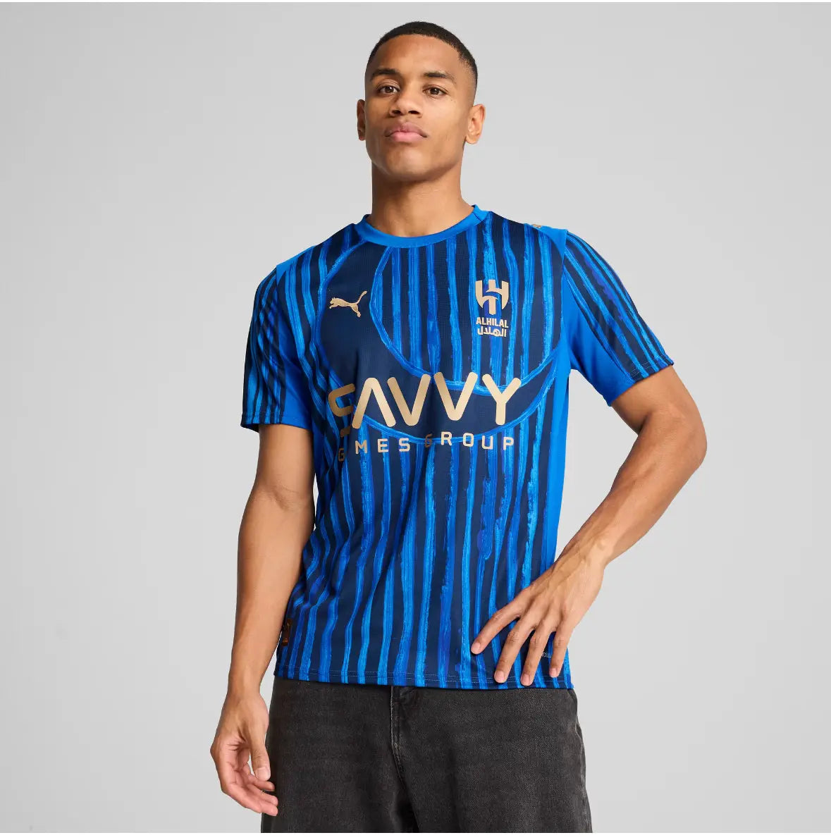Maglia Calcio Puma Kidsuper Al Hilal Blu Oro 2025/2026 Fairplay Store Cosenza