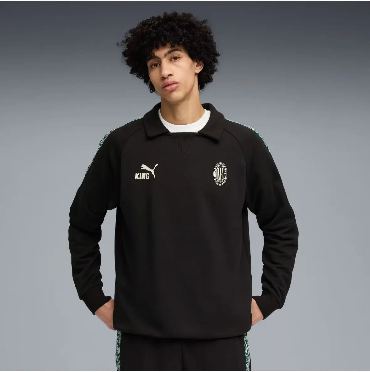 Puma Felpa Calcio King Drill Top AC Milan Nero 2025/2026 Fairplay Store Cosenza