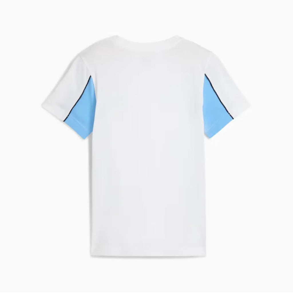 Puma Tee Maglietta MCFC FtblARCHIVE Manchester City Bianca Azzurra 2024/2025 Fairplay Store Cosenza