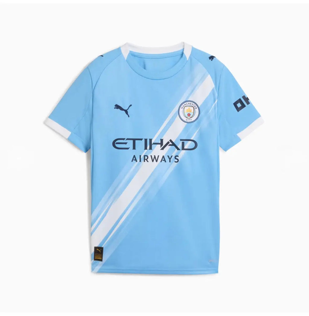 Maglia Puma Calcio MCFC Home Junior Ragazzo Manchester City 2025/2026 Fairplay Store Cosenza