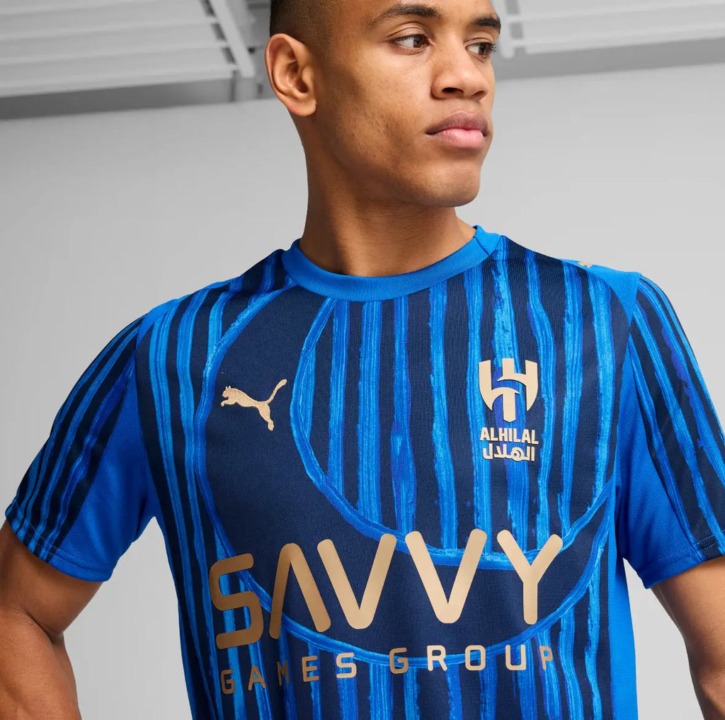 Maglia Calcio Puma Kidsuper Al Hilal Blu Oro 2025/2026 Fairplay Store Cosenza