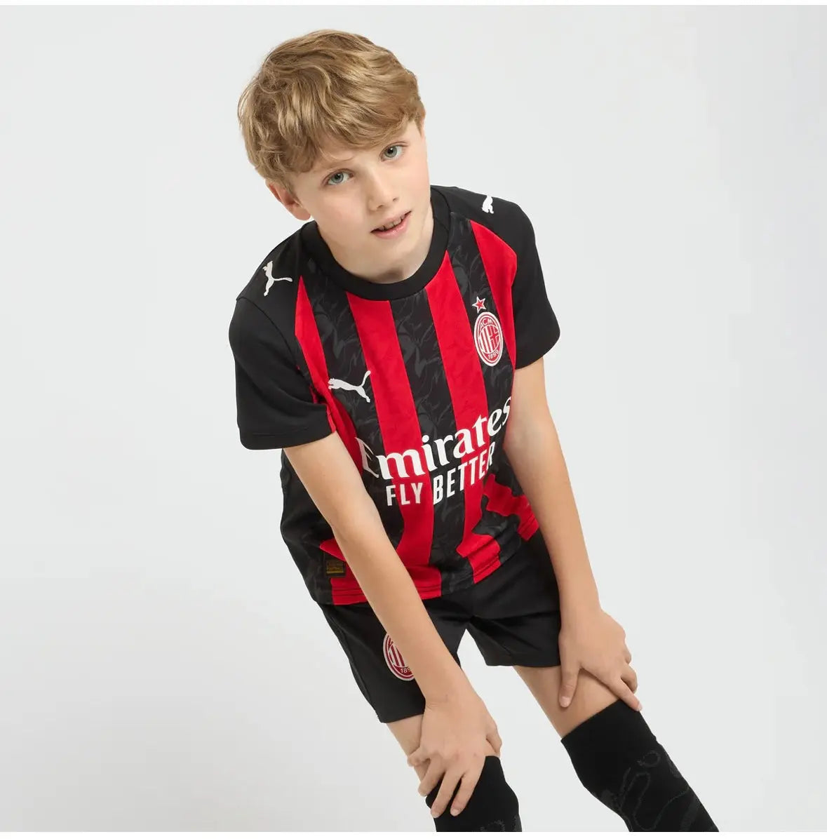 Maglia Puma Calcio Home Junior Ragazzo AC Milan 2025/2026 Fairplay Store Cosenza