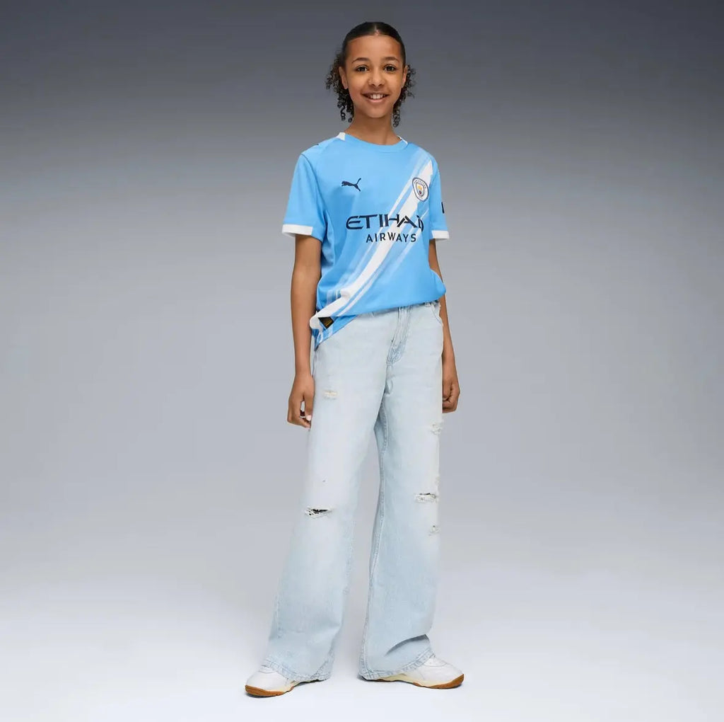Maglia Puma Calcio MCFC Home Junior Ragazzo Manchester City 2025/2026 Fairplay Store Cosenza