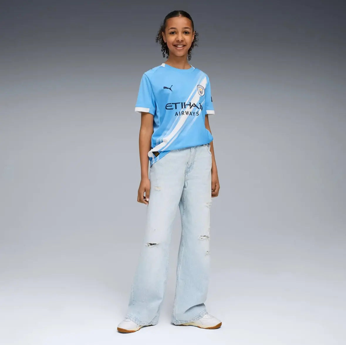 Maglia Puma Calcio MCFC Home Junior Ragazzo Manchester City 2025/2026 Fairplay Store Cosenza