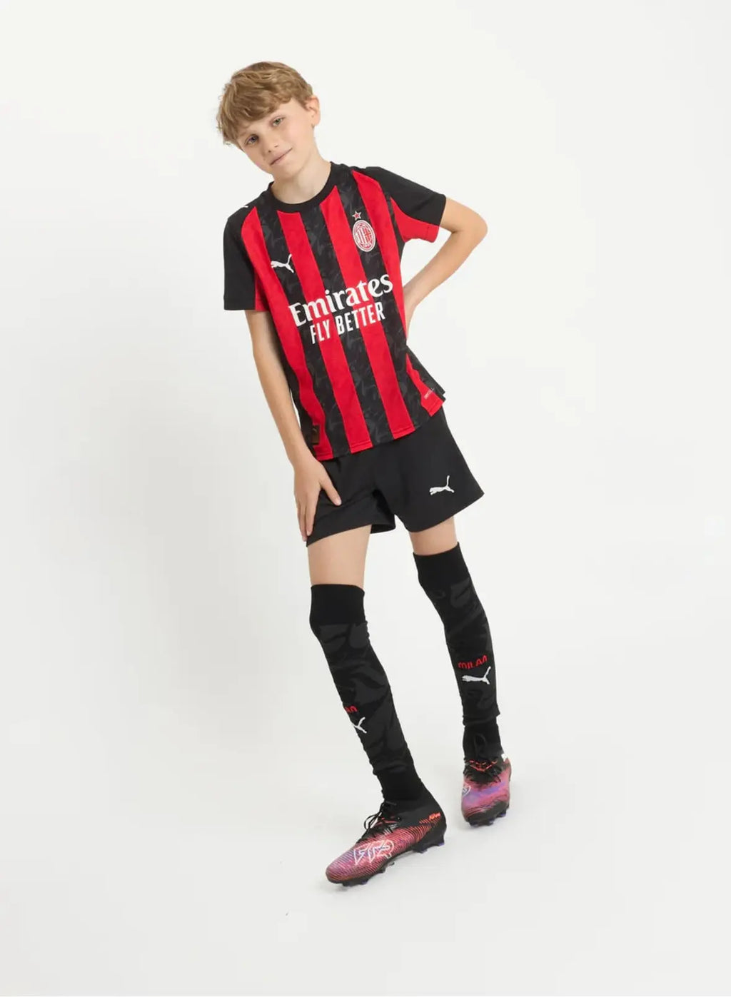 Maglia Puma Calcio Home Junior Ragazzo AC Milan 2025/2026 Fairplay Store Cosenza