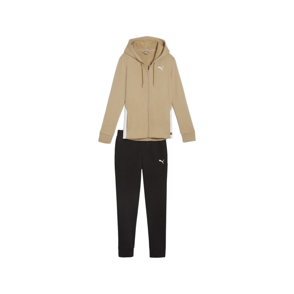 Puma tuta sportiva con cappuccio da donna Classic 673699-83 tortora
