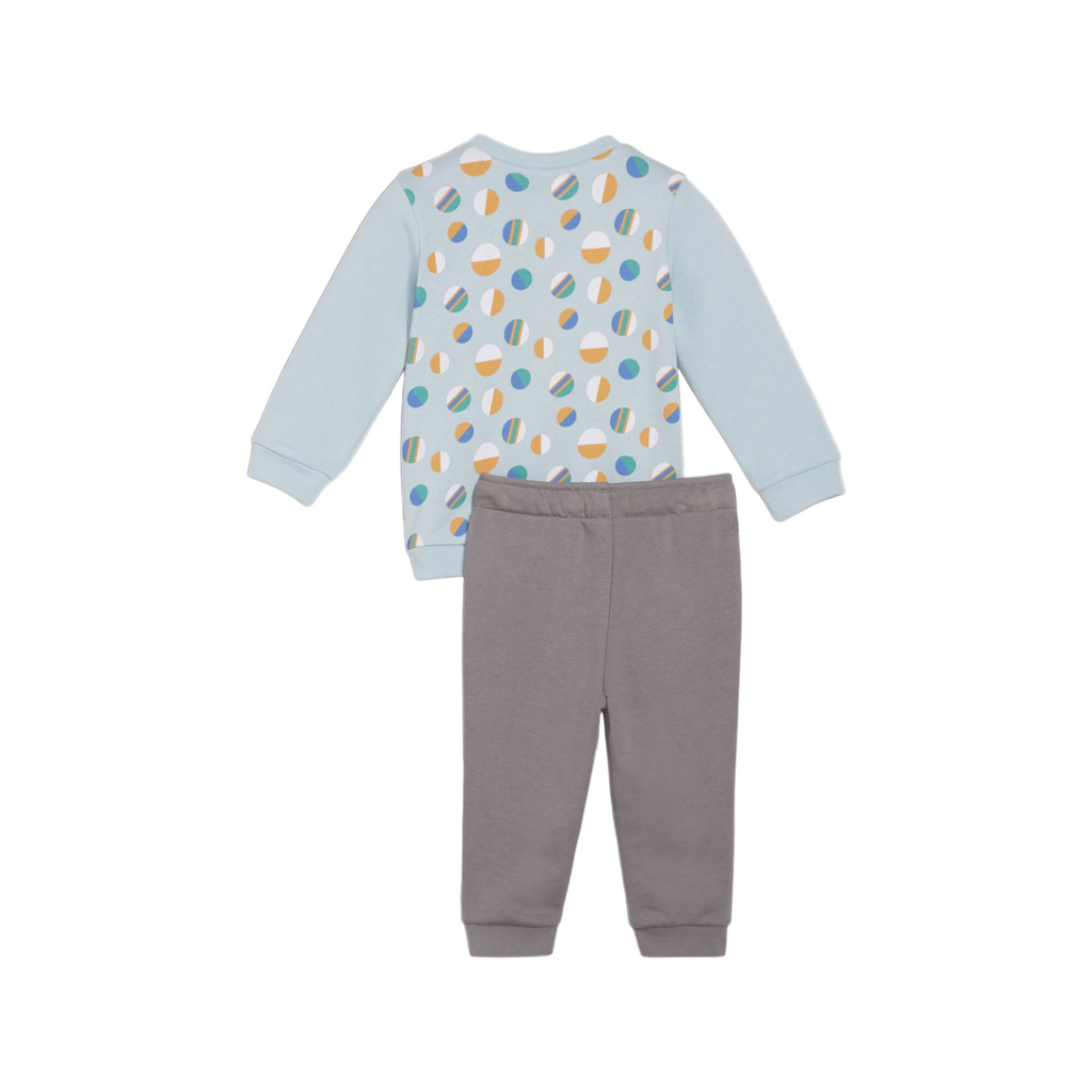 Puma tuta sportiva con felpa girocollo per bambini 679280-22 ESS 679280-22 turchese-grigio