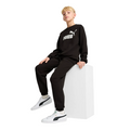 Puma tuta spotiva con felpa girocollo junior 686296-01 nero
