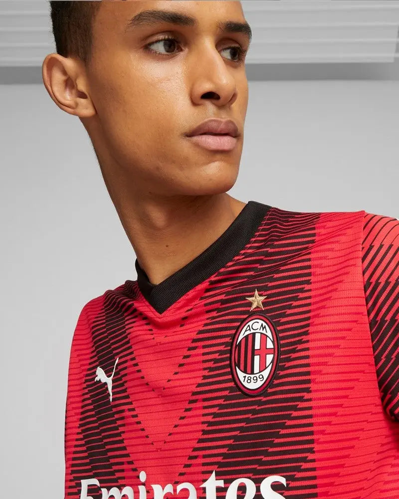 Maglia Calcio Puma AC MIlan Home Maniche Lunghe Long Sleeves 2023/2024 Fairplay Store Cosenza