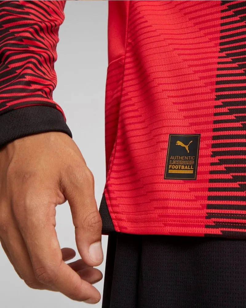 Maglia Calcio Puma AC MIlan Home Maniche Lunghe Long Sleeves 2023/2024 Fairplay Store Cosenza