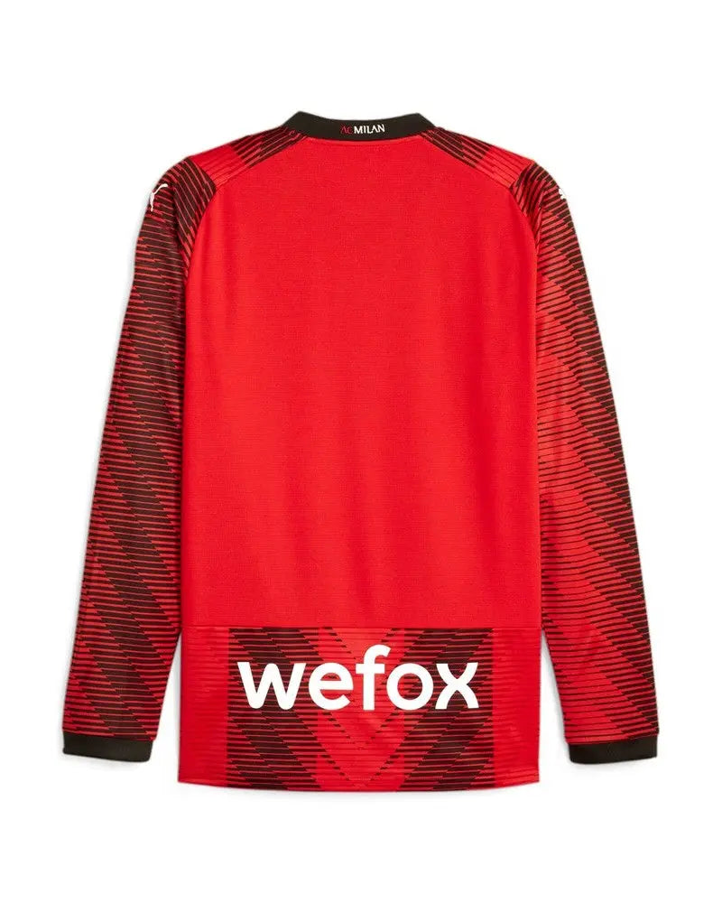 Maglia Calcio Puma AC MIlan Home Maniche Lunghe Long Sleeves 2023/2024 Fairplay Store Cosenza