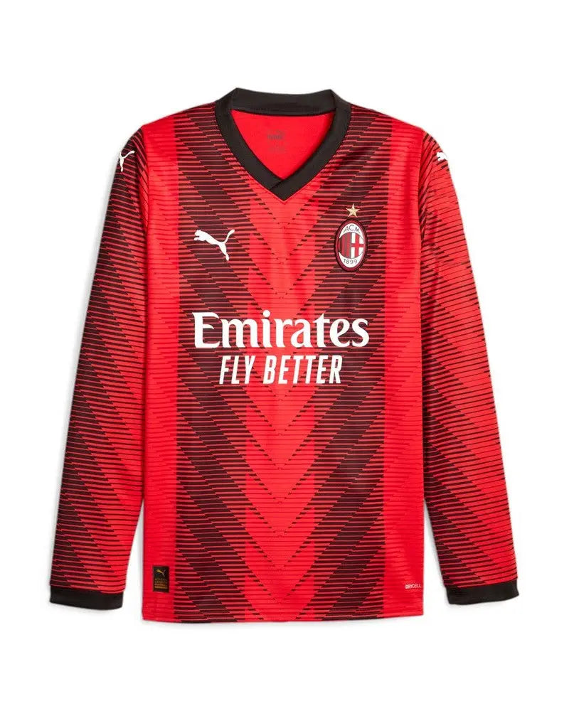 Maglia Calcio Puma AC MIlan Home Maniche Lunghe Long Sleeves 2023/2024 Fairplay Store Cosenza