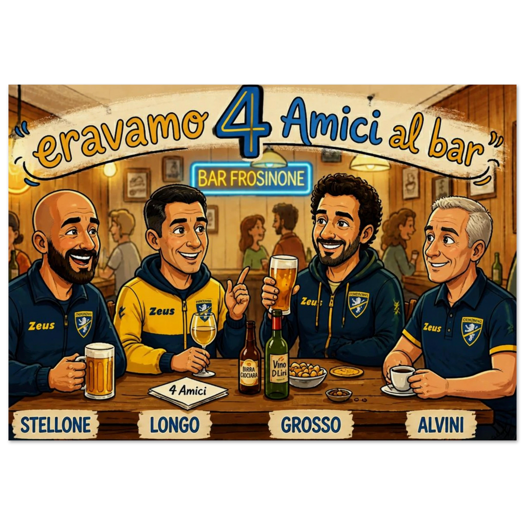 Amici - Tela Poster (primo):