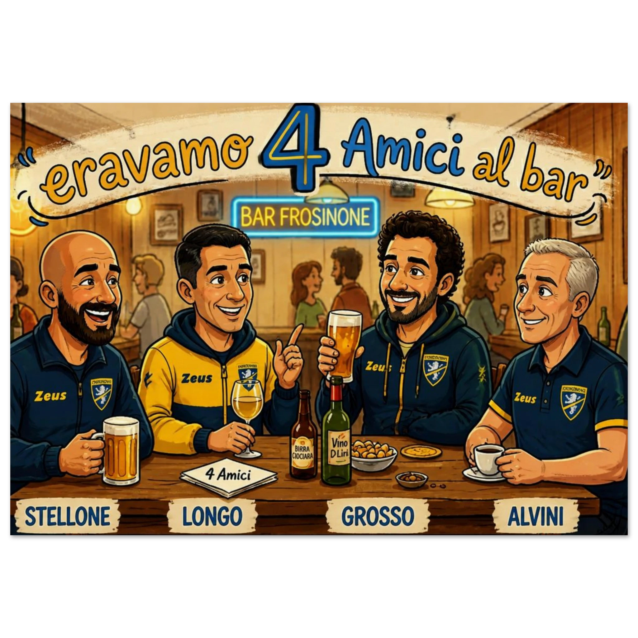 Amici - Tela Poster (primo):