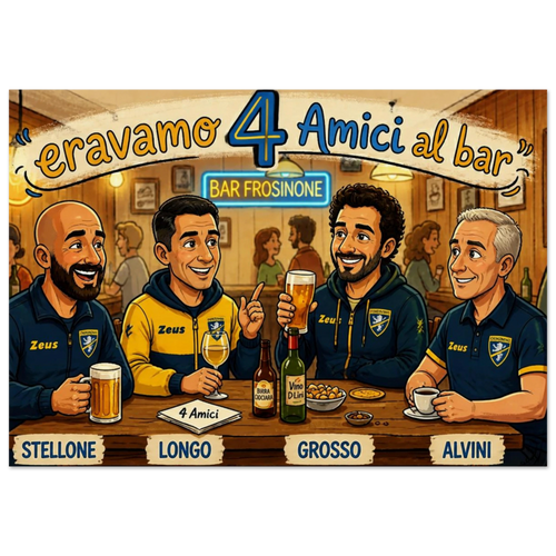 Amici - Tela Poster (primo):