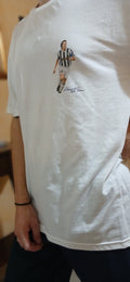 T-shirt GALESPORT Alessandro Del Piero esultanza con la lingua, realmente indossata