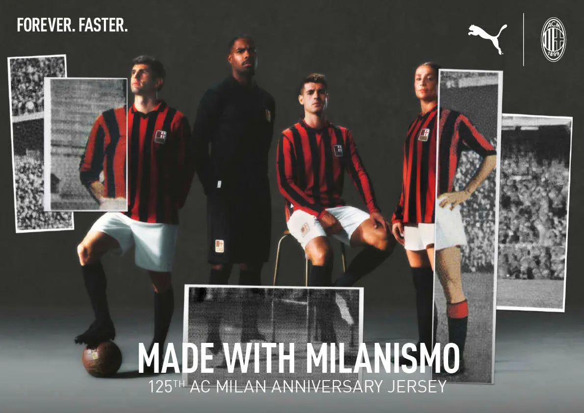 Maglia Calcio Puma AC Milan Home 125th Anniversario Fairplay Store Cosenza