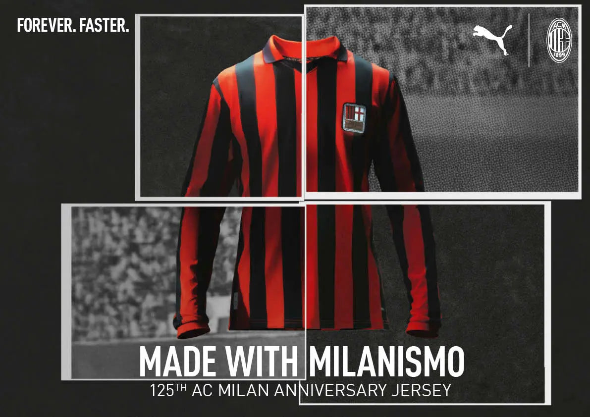 Maglia Calcio Puma AC Milan Home 125th Anniversario Fairplay Store Cosenza