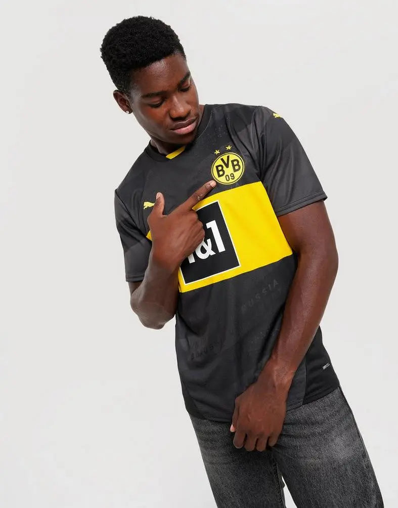 Maglia Calcio Puma BVB Borussia Dortmund Away Black 2024/2025 Fairplay Store Cosenza