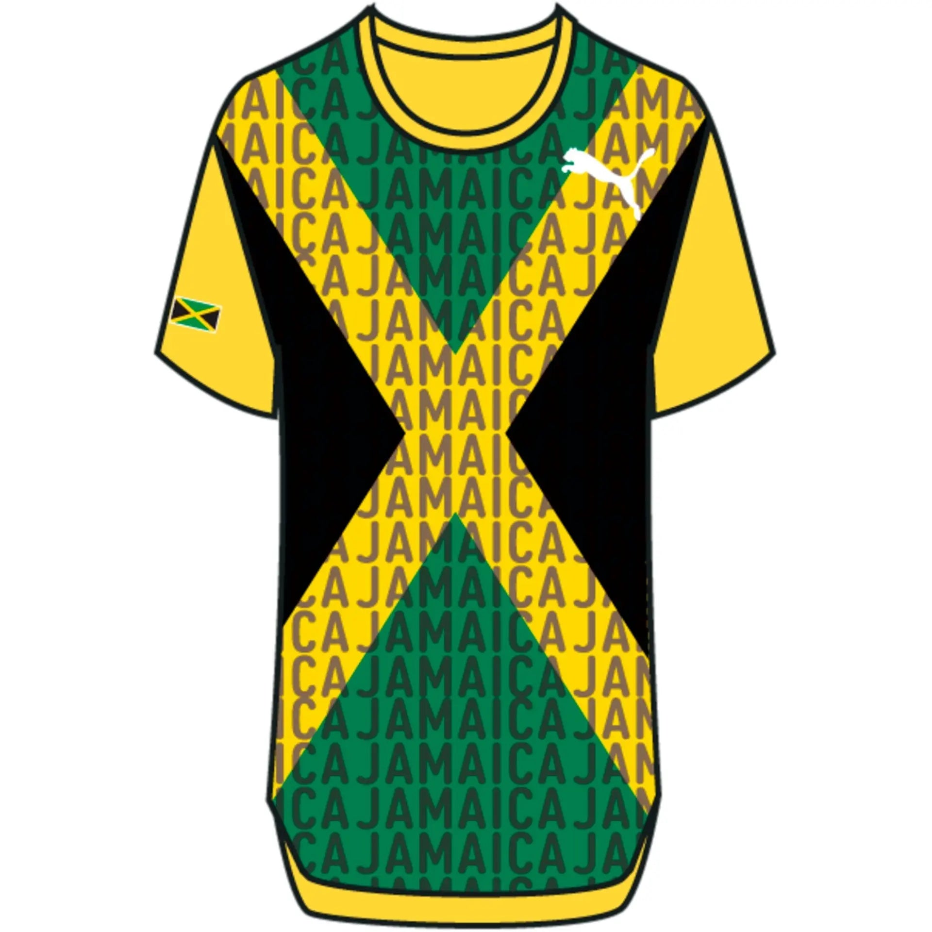 Puma Tee Maglietta Jamaica Flag Tee Olympic 2024 Training Fairplay Store Cosenza