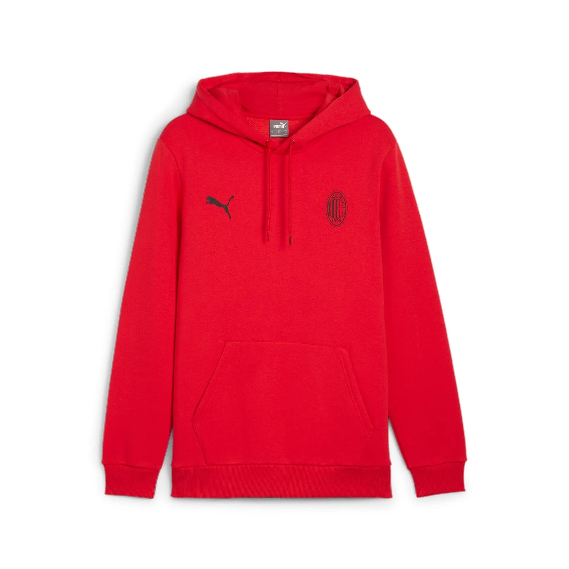Puma Felpa Essentials Hoodie AC Milan Cappuccio Rossa 2024/2025 Fairplay Store Cosenza