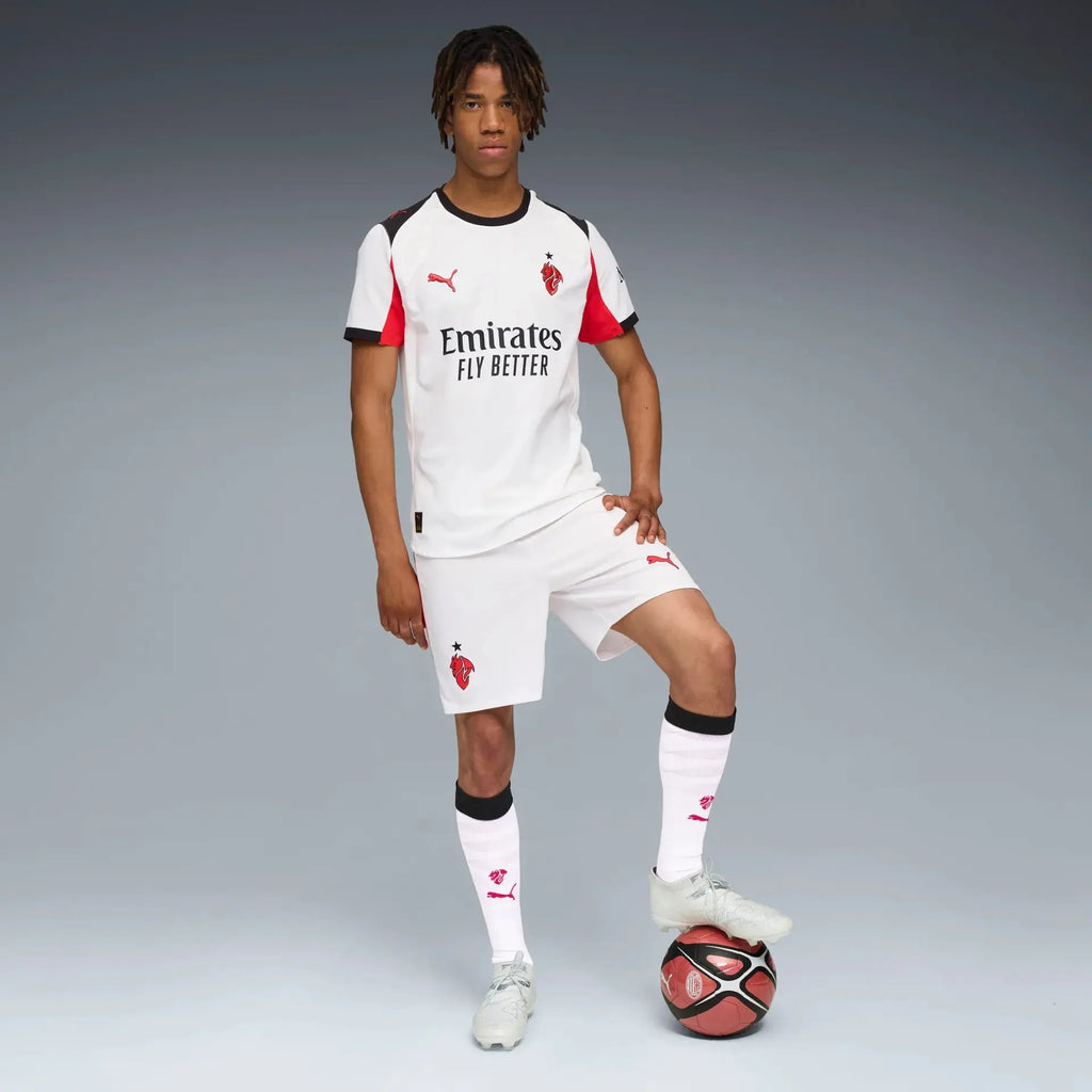 Maglia Gara Calcio Puma AC Milan Away AUTHENTIC ULTRAWEAVE Bianca 2025/2026 Fairplay Store Cosenza