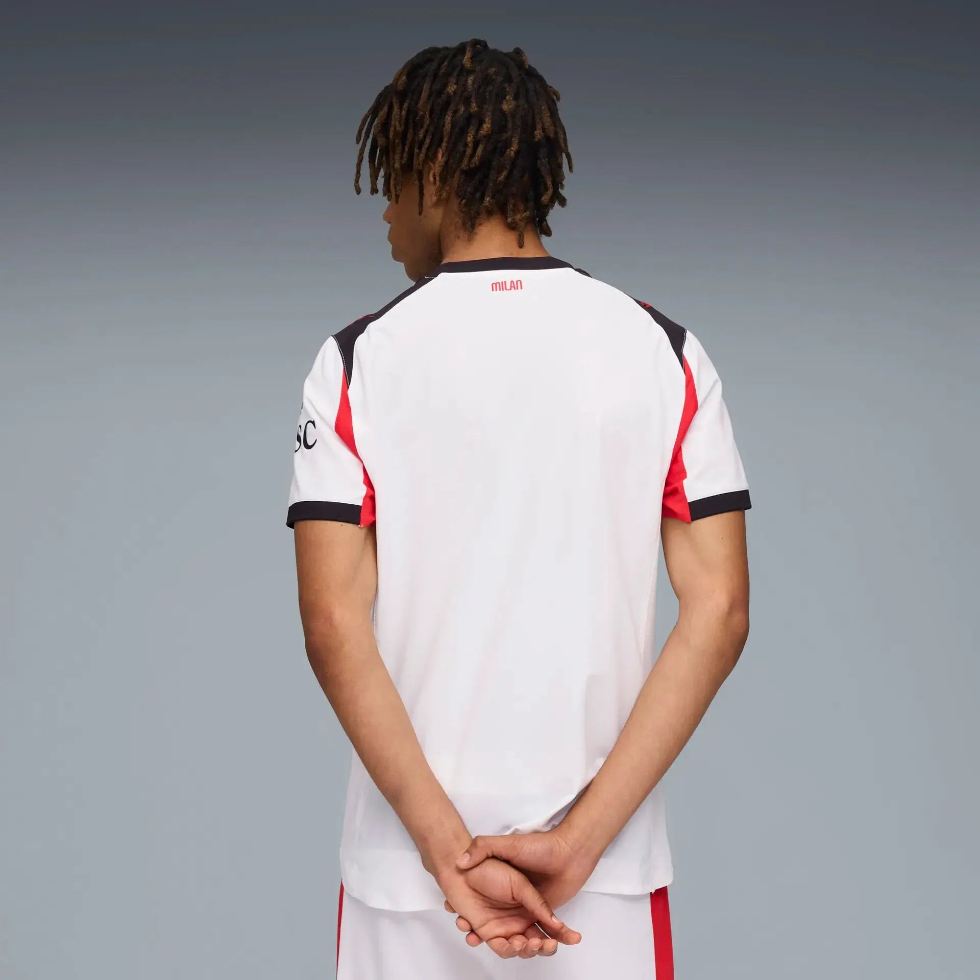 Maglia Gara Calcio Puma AC Milan Away AUTHENTIC ULTRAWEAVE Bianca 2025/2026 Fairplay Store Cosenza