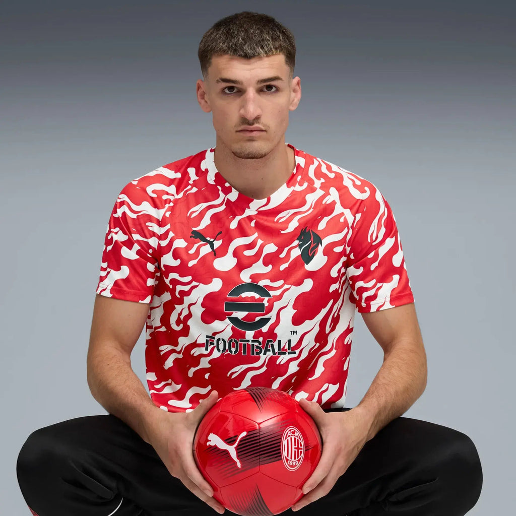 Puma Maglia Calcio Milan Warm Up Pre Match ACM 2025/2026 Fairplay Store Cosenza