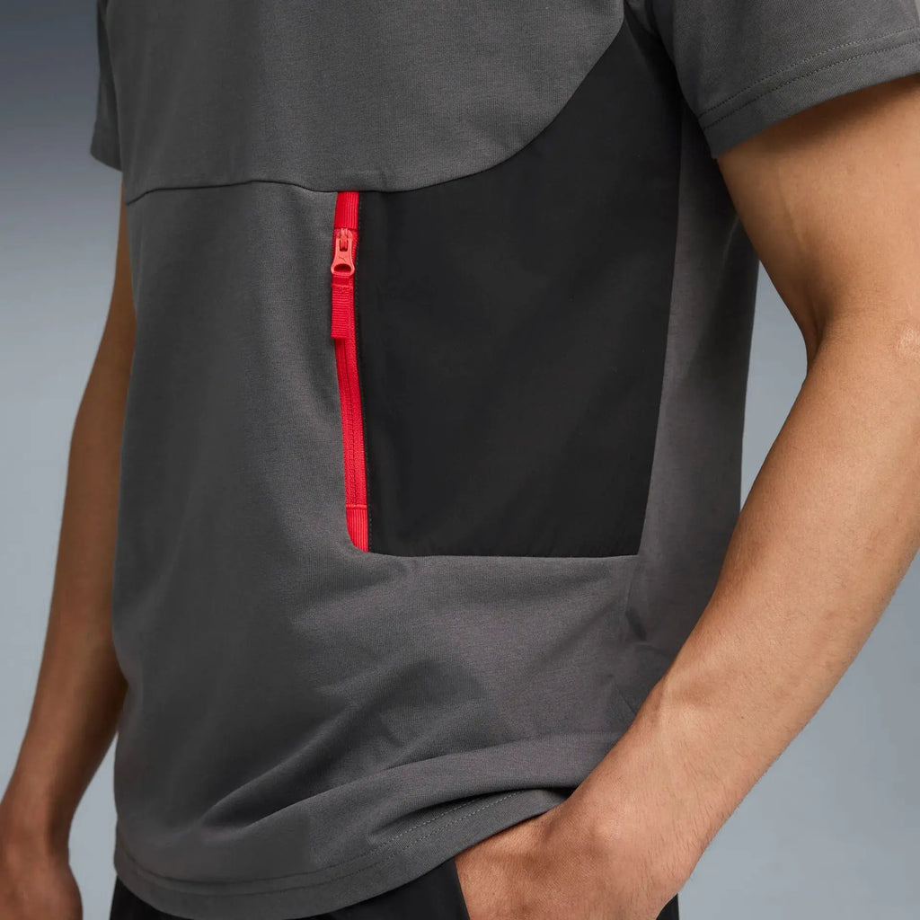 Puma Maglia Calcio Casual Pumatech Pocket Tee Milan Grigio ACM 2025/2026 Fairplay Store Cosenza