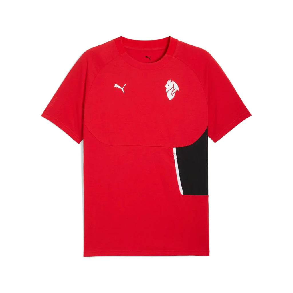 Puma Maglia Calcio Casual Pumatech Pocket Tee Milan Rossa ACM 2025/2026 Fairplay Store Cosenza