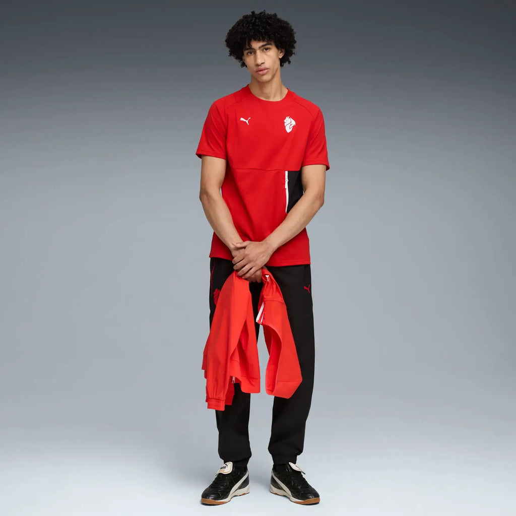 Puma Maglia Calcio Casual Pumatech Pocket Tee Milan Rossa ACM 2025/2026 Fairplay Store Cosenza