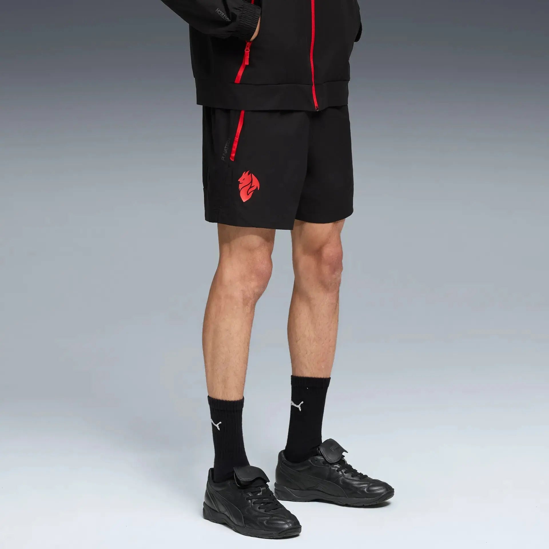Puma ACM Pantaloncino Pumatech Relaxed Shorts Milan Nero con Tasche 2025/2026 Fairplay Store Cosenza