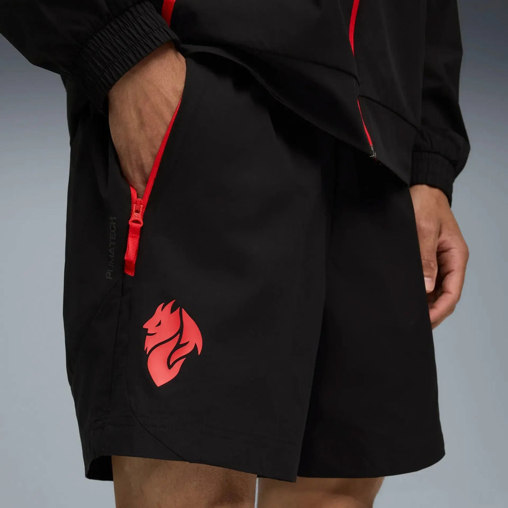 Puma ACM Pantaloncino Pumatech Relaxed Shorts Milan Nero con Tasche 2025/2026 Fairplay Store Cosenza