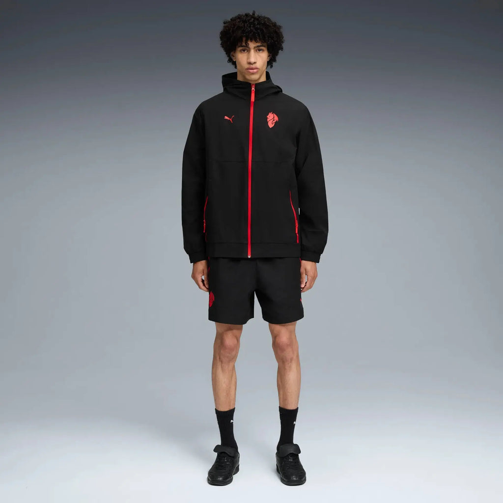Puma ACM Pantaloncino Pumatech Relaxed Shorts Milan Nero con Tasche 2025/2026 Fairplay Store Cosenza