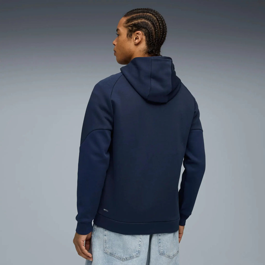 Felpa Calcio Puma PUMATECH FZ Full Zip Hoodie Manchester City Blu 2025/2026 Fairplay Store Cosenza