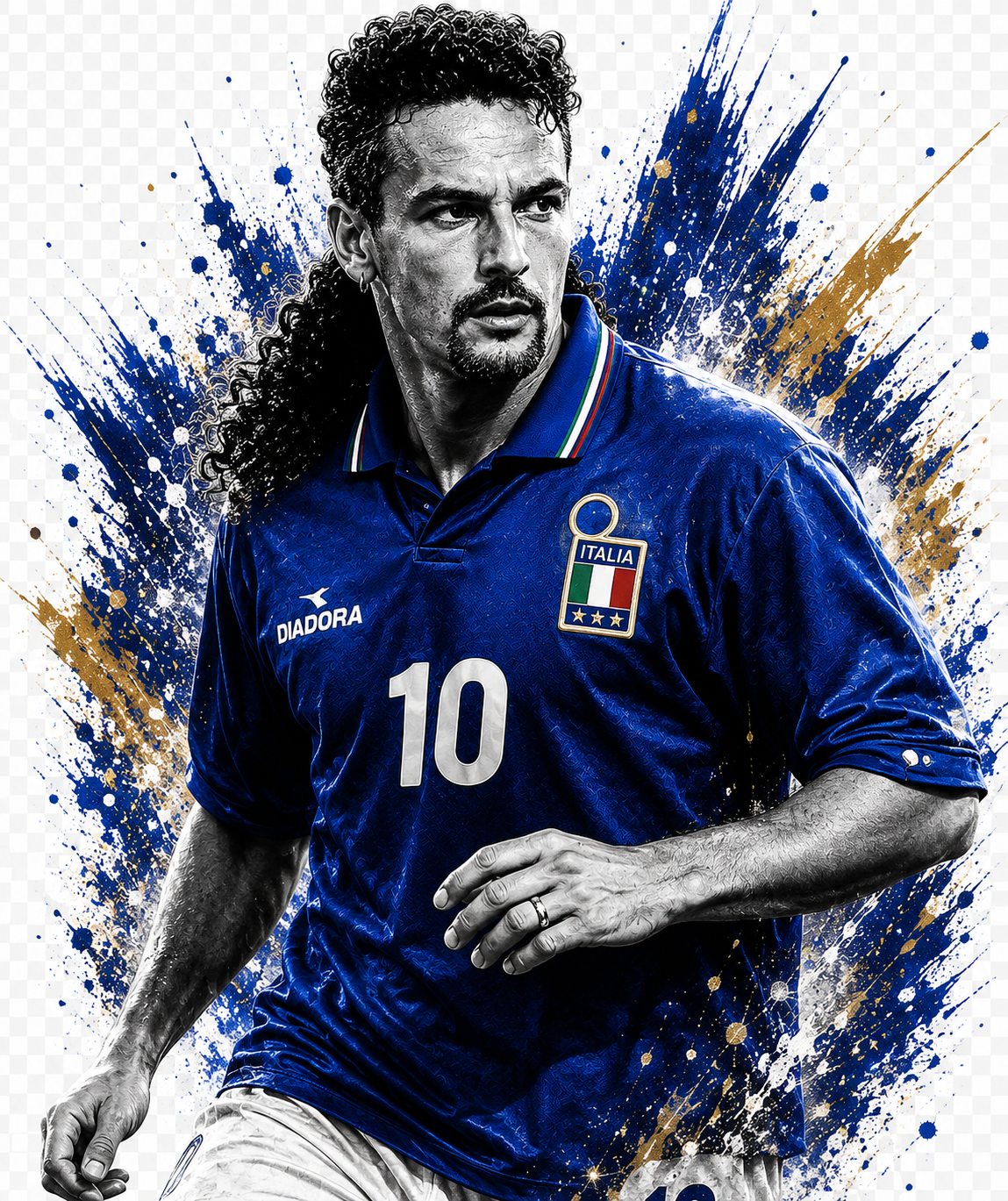 Roberto Baggio – Icone da Stadio | T-Shirt Special Edition