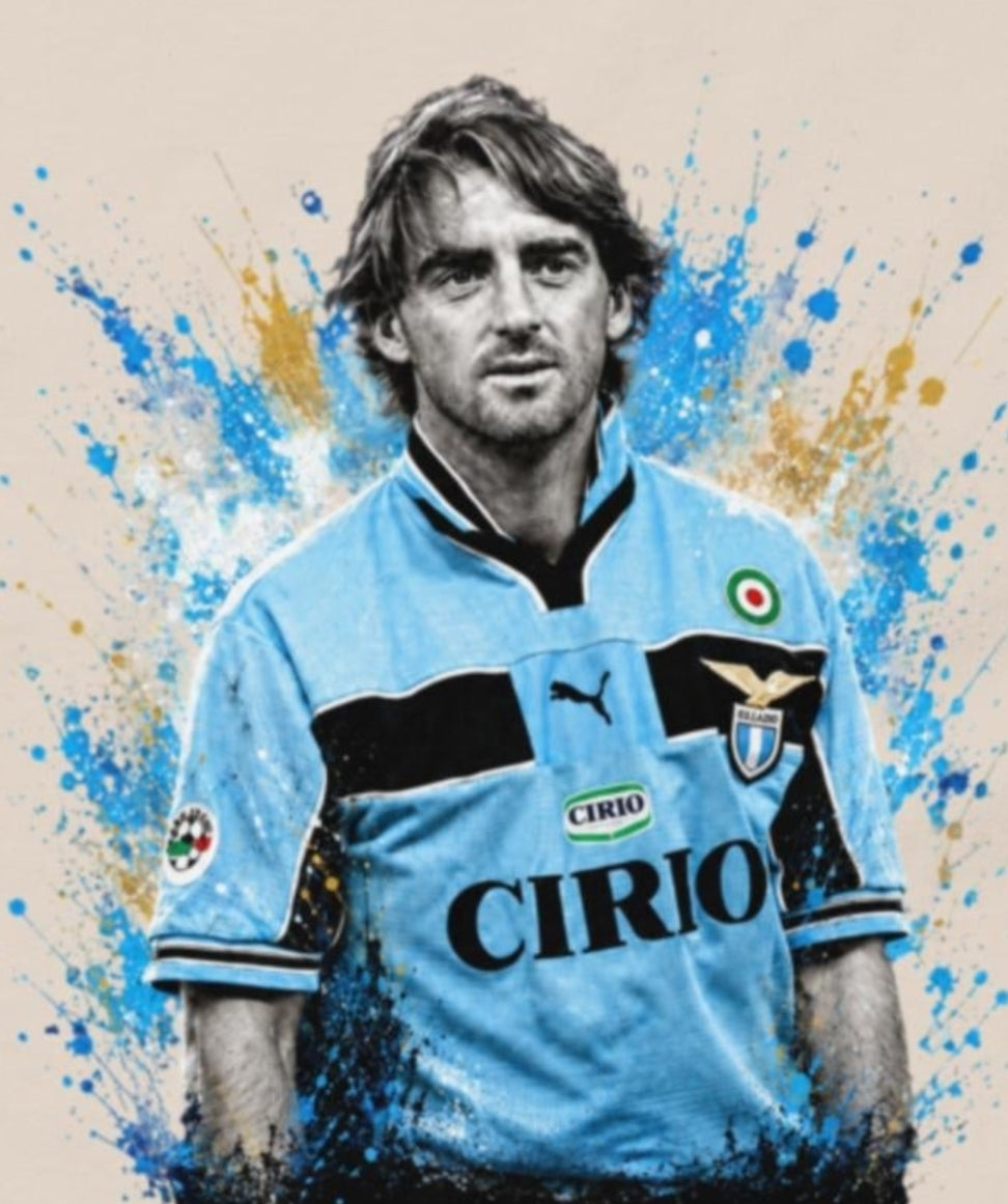 Roberto Mancini Lazio | T-shirt Icona da Stadio GALESPORT